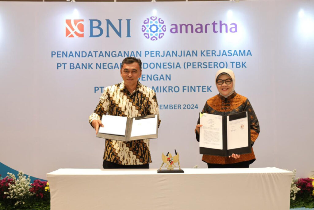 BNI jalin kerja sama dengan Amartha