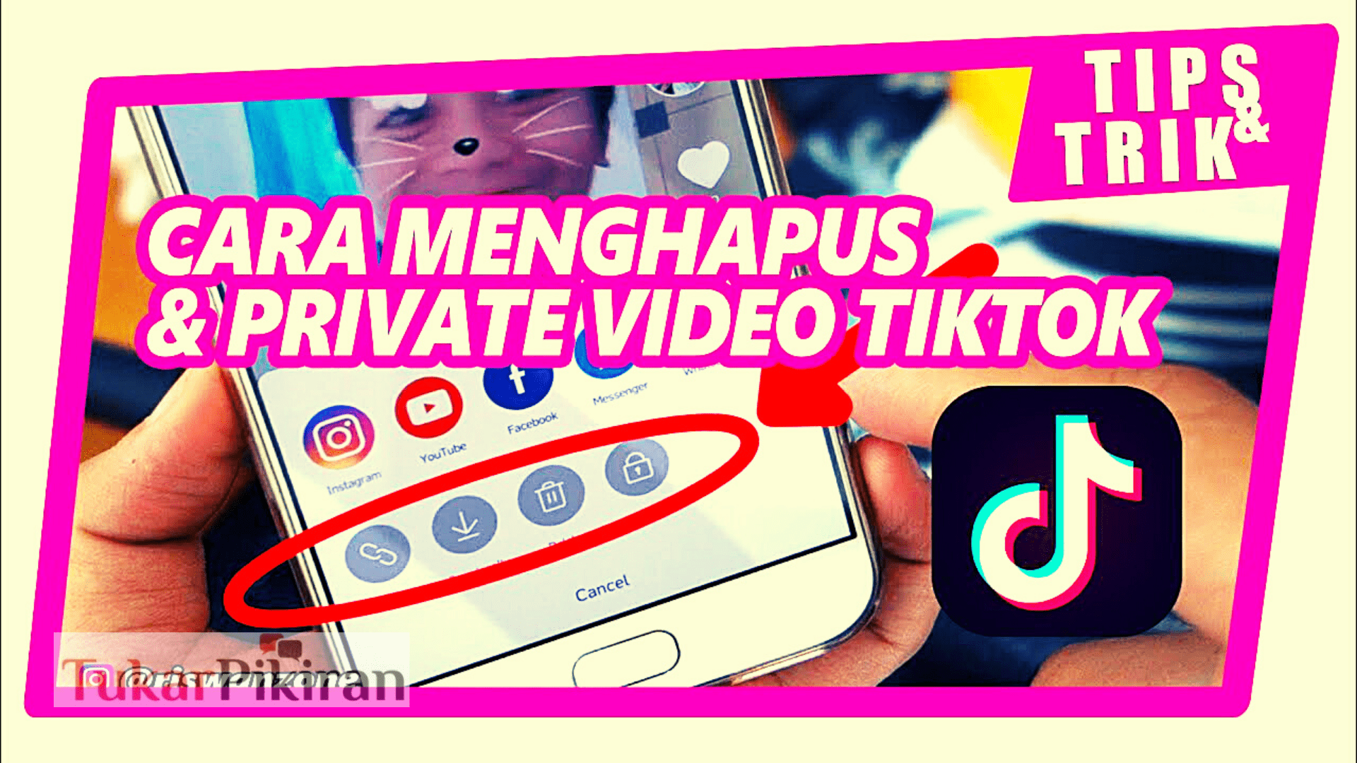 Cara menghapus video TikTok tanpa kehilangan like