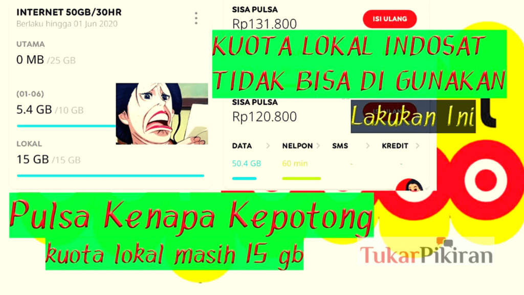 Cara mengubah kuota lokal Indosat menjadi kuota utama